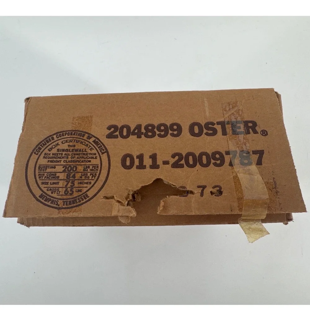 Oster Portable Mixer 5-Speed Harvest Gold Vintage 355-04 New Open Box